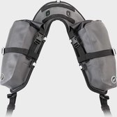Giant Loop - Mojavi Zadeltas voor op de motor - 2x6 liter - grijs