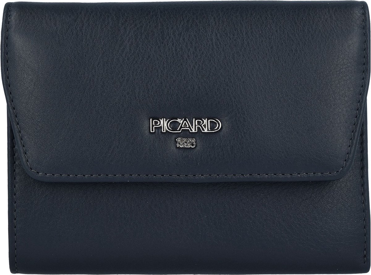 PICARD Leren Portemonnee Bingo Flap Wallet Ocean Blauw