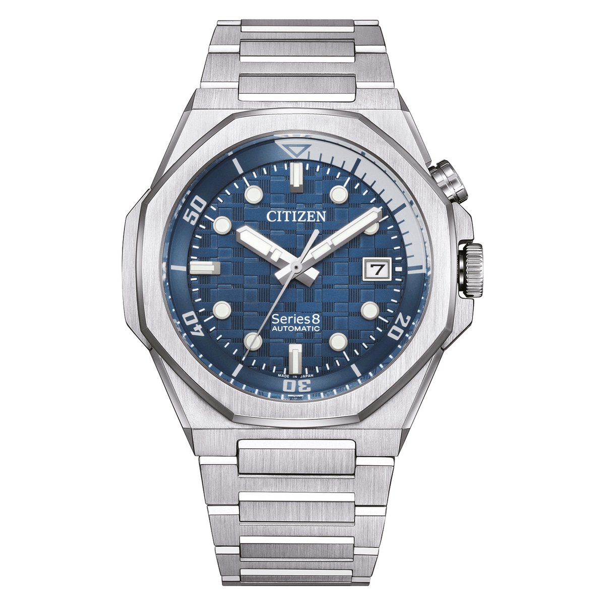 Citizen Series 8 NB6060-58L Horloge - Staal - Zilverkleurig - Ø 42 mm