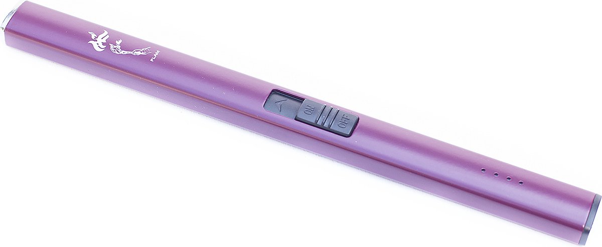 Goedkoopste Flam Lange Elektrische Aansteker - Keuken BBQ Kaars Aansteker - Elektrische Plasma Aansteker USB Oplaadbaar - Briquet - Paars