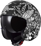Casque LS2 Spitfire II Tribal OF599 noir mat taille M