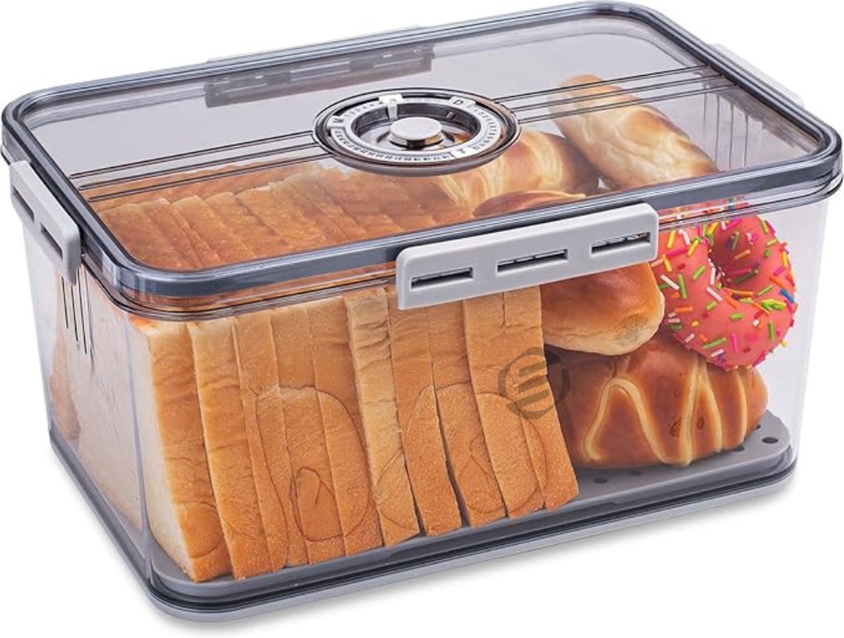 Equivera ontbijtkoek bewaardoos - cake bewaardoos - ontbijtkoek vershouddoos - ontbijtkoek trommel