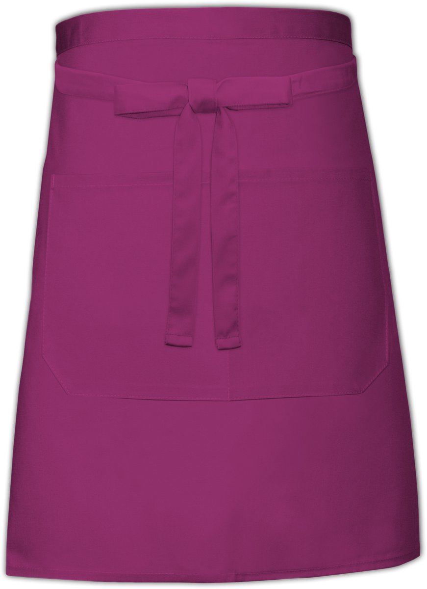 Bakkerssloof met zak - Bordeaux - 50 x 90 cm - Link Kitchen Wear