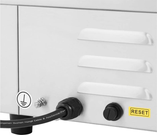 Elektrische grillplaat - 550 x 350 mm - Flat - 3,000 W - Royal Catering — afbeelding 3