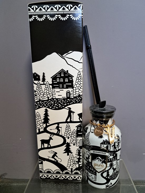 Foto: Geurstokjes i puro zugspitze vanille cacao pompelmoes 240 ml lim edition