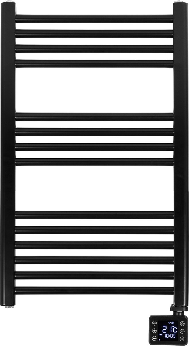 Eurom Sani-Towel elektrische handdoekradiator - 90x50cm - 600watt - WiFi - mat zwart