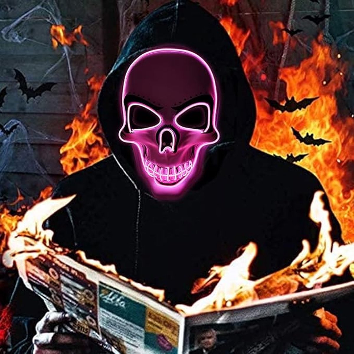 Halloween Masker – Purge – LED voor €24,95