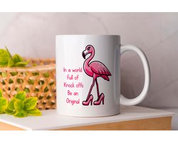 Mok Be an Original - Flamingo - LaughOutLoud - LOL - Funny - SillyMoments - HumorGoals - LachenGeblazen - GrappigeMomenten - LeukeVibes