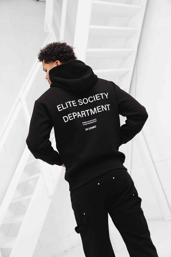 Elite Society Hoodie Zwart - XS