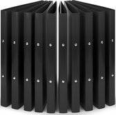 ACROPAQ - 10 x Ringmap 2 ringen - A4 Ringband met rug 2,5 cm - 'Nacht' Natuur Kleurencollectie - Ordner A4, Ringmapjes, Ordners 2-rings