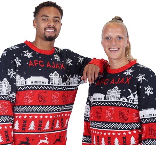 Pull ACMXMJUS AC Milan Pull De Noel 2022 Pull Mixte Noir