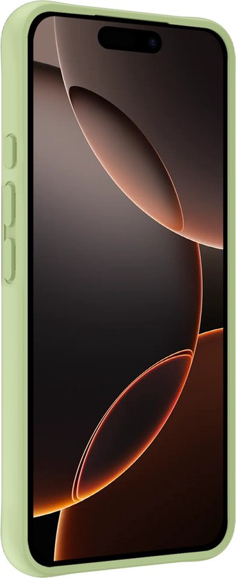 Coque adaptée pour iPhone 16 Pro Coque en Siliconen – Coque adaptée pour iPhone 16 Pro Coque arrière – Vert