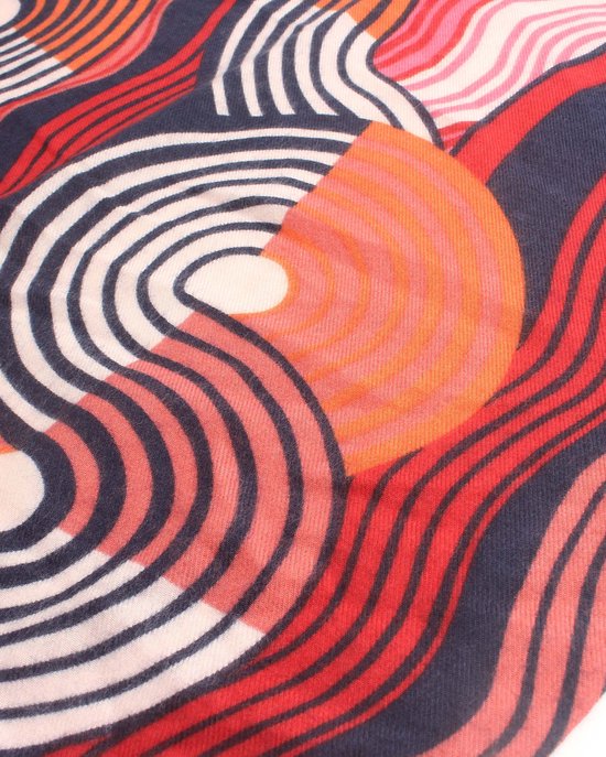 Écharpe florale Gracieh - Accessoires Junkie Amsterdam- Écharpe femme - Écharpe fine - Écharpe pour le printemps - Katoen- Châle - Cadeau - Imprimé Fleurs - Rose