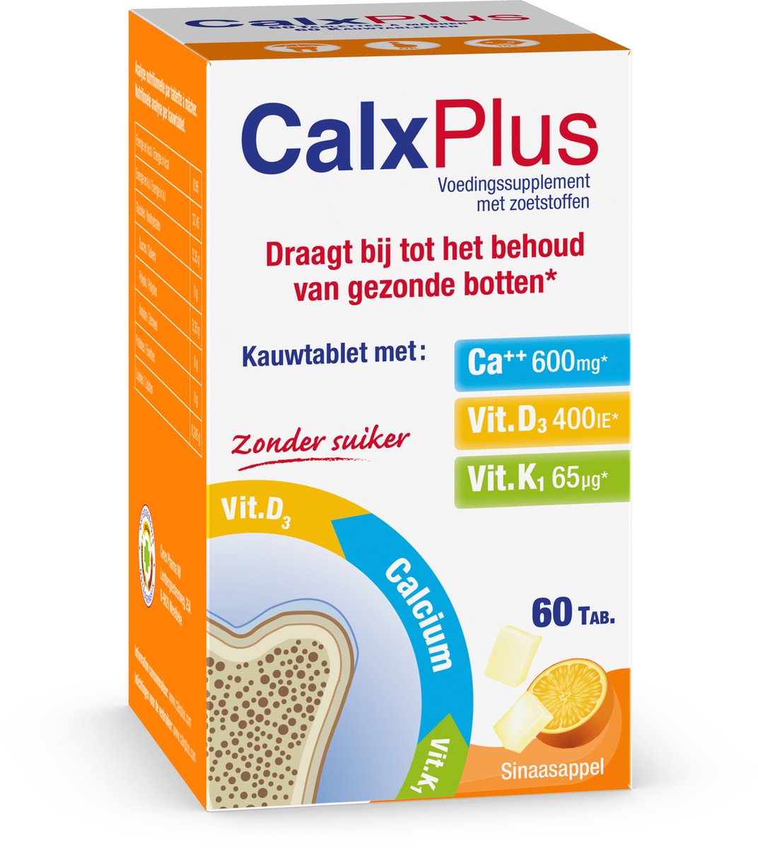 Goedkoopste Calxplus Sinaas Tabl 60