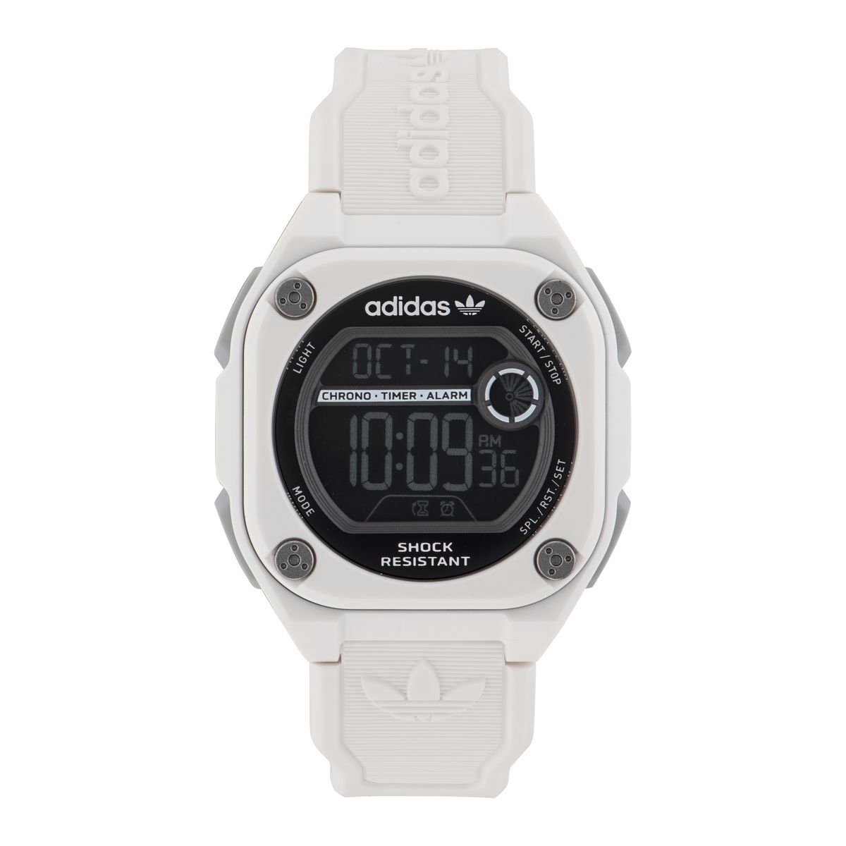 Adidas Originals City Tech Two AOST23062 Horloge - Resin - Wit - Ø 45 mm