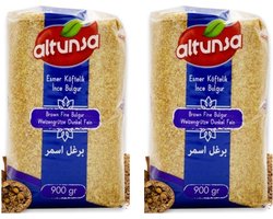 Altunsa Multipak (Tarwe) Bruine Bulgur (Burgul) Fijn 2 x 900 Gram