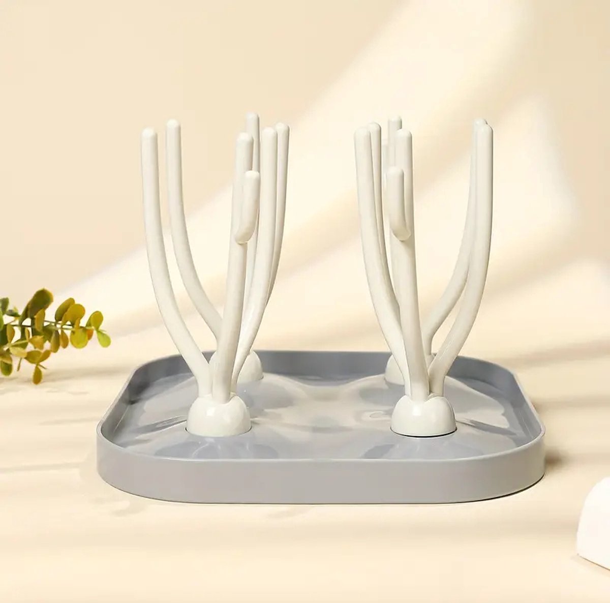 Goedkoopste Multifunctioneel Flessenafvoerrek - Speenrek en Druiprek voor Babyflessen - Droogrek Babyaccessoires - Ideaal Kraamcadeau