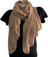 Sjaal - Hoofddoek - Chiffon - Camel - 170 x 70 cm