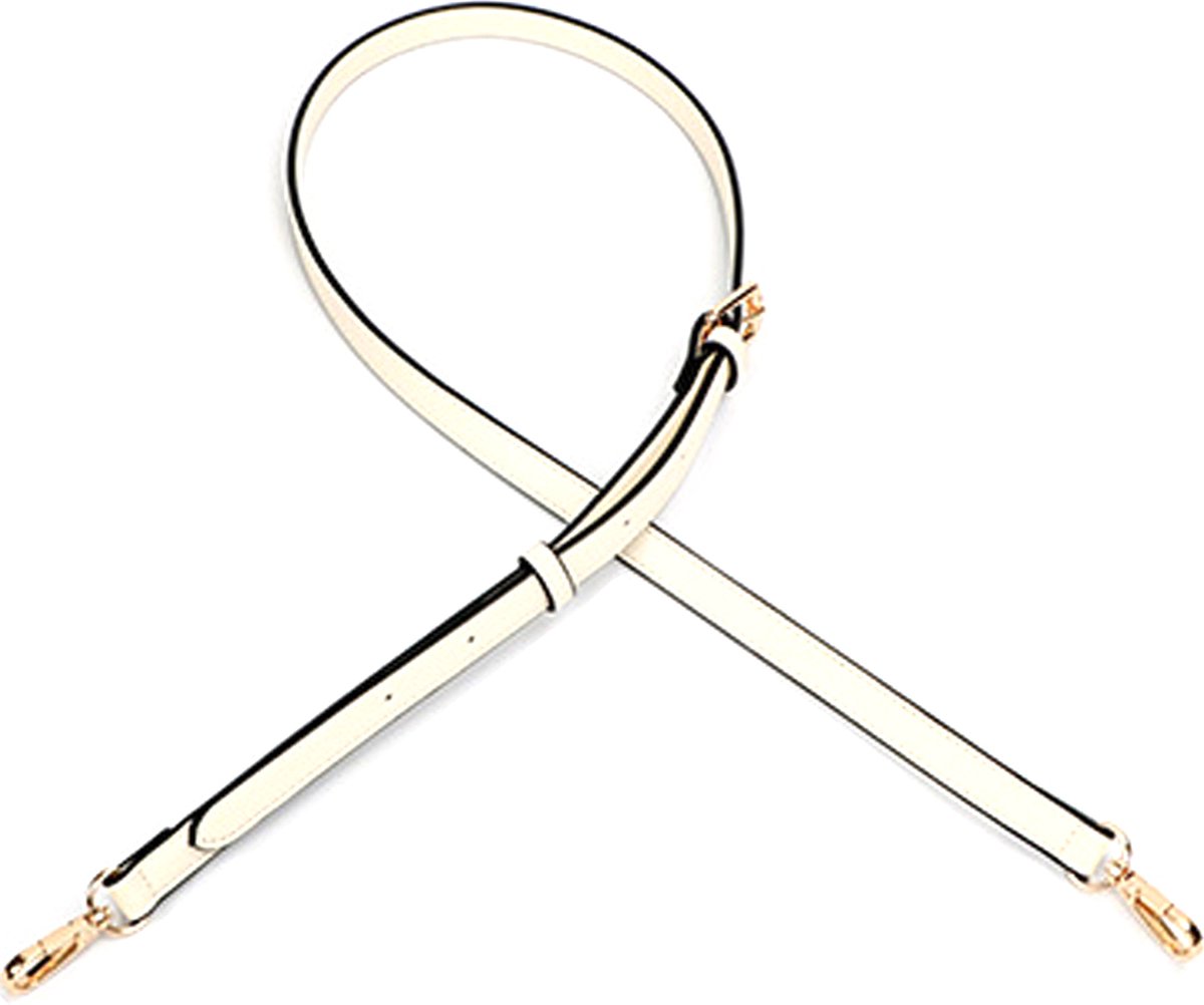 Somstyle Verstelbare Schouderriem voor Tas - Maat M - Bagstrap - Tassenriem - PU Leer - Schouderband - Beige