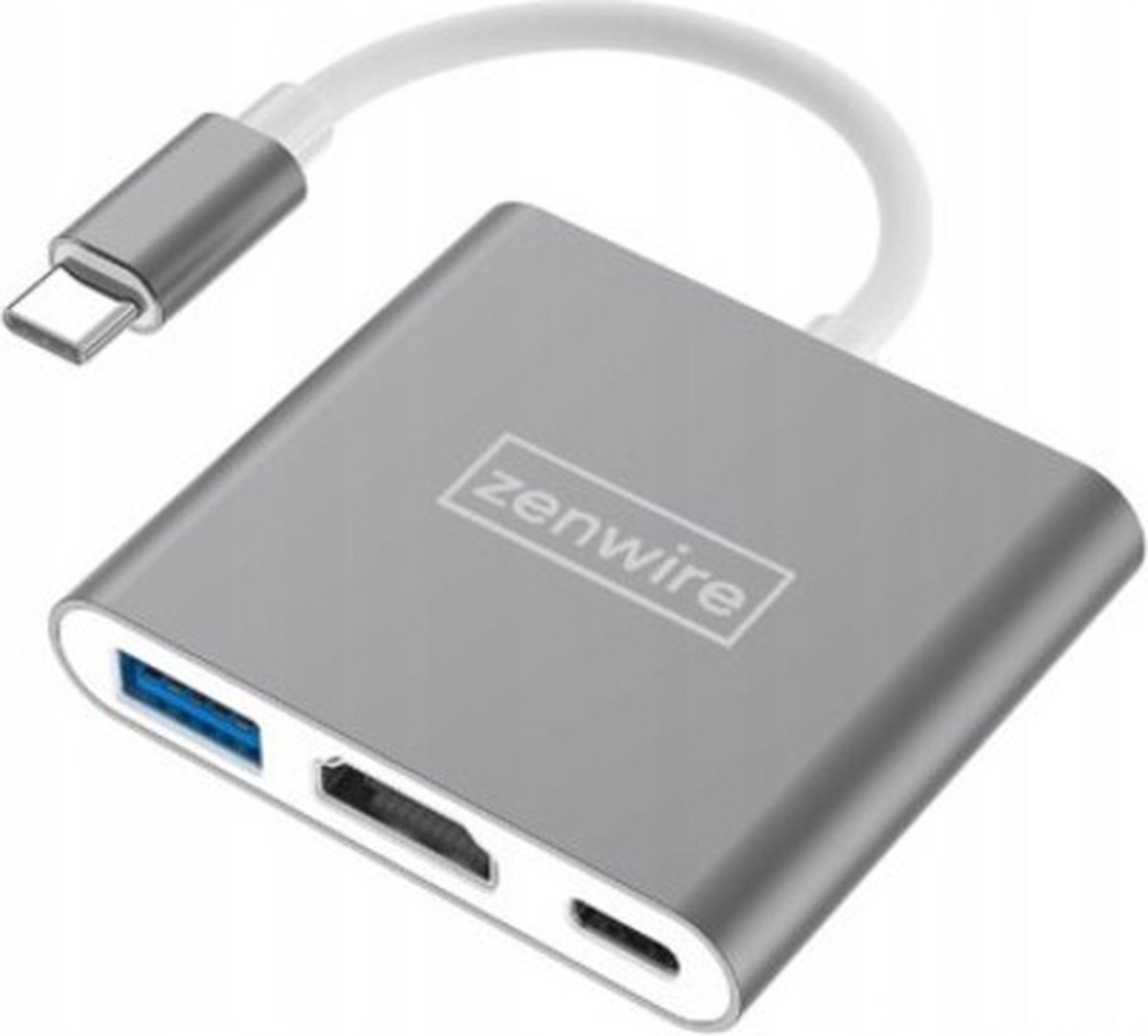 Zenwire 3-in-1 - USB-C Hub - HDMI 4K-uitgang thumbnail 2
