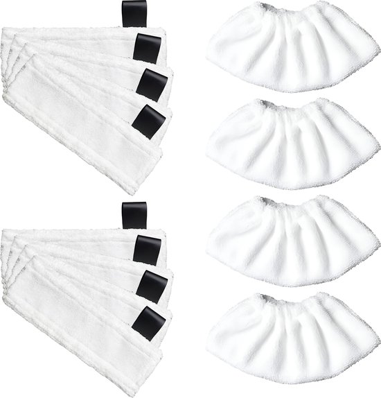 Set Accessoires de vêtements pour bébé Convient pour Kärcher Easyfix SC2, SC3, SC4 et SC5 - Accessoires pour nettoyeurs vapeur - Chiffons en microfibre de remplacement - Mop Pad Mop