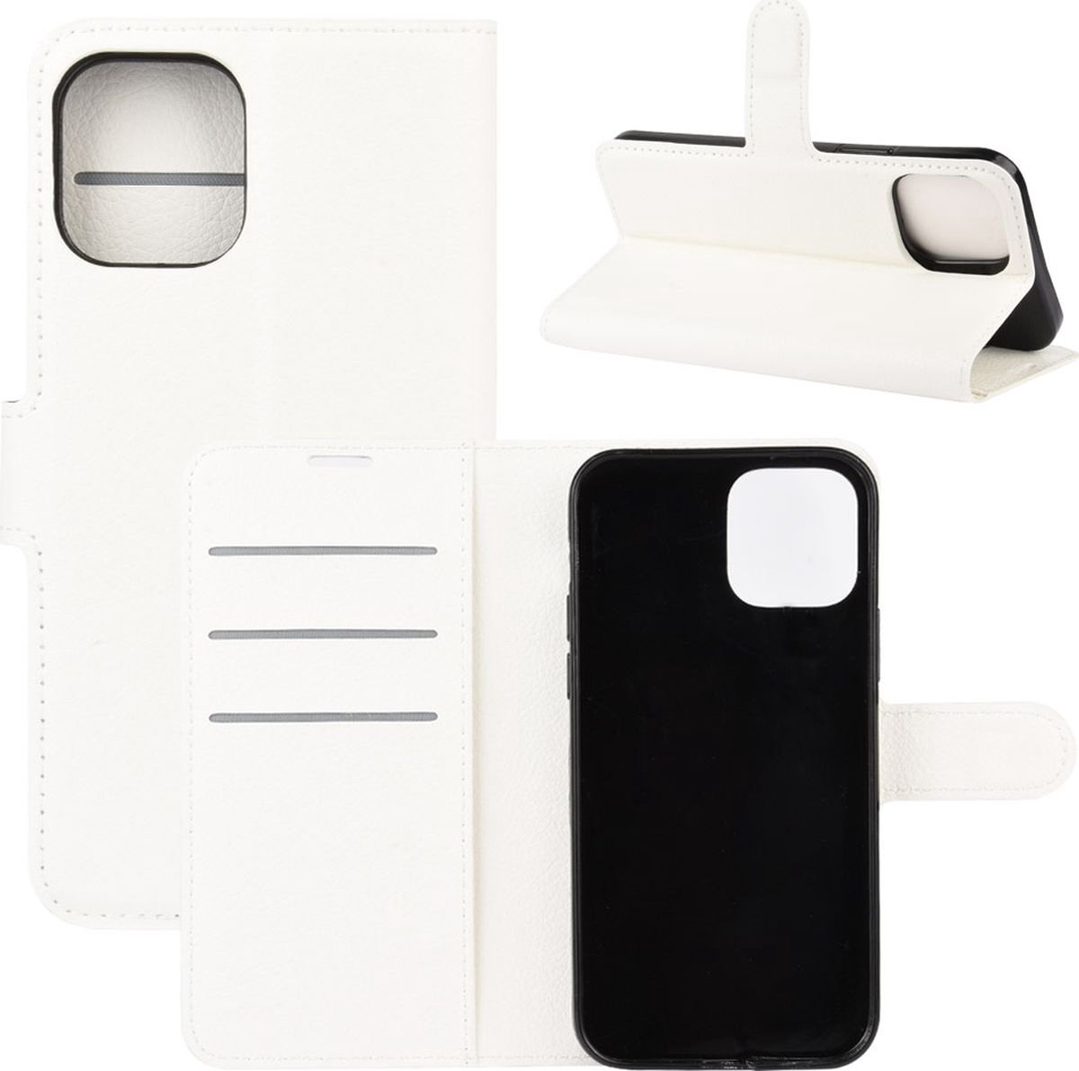 Nokia 5.1 Bookcase Wit - Goede Kwaliteit - Boekhoesje - Pashouder - Magneet - Magnetisch - Boekje
