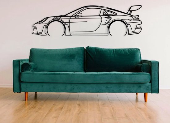 Porsche 911 - Porsche 911 GT3 RS - Décoration murale voiture - Décoration murale - Bois - Décoration murale - Affiche Porsche 911 - Porsche 911 rsr - Porsche 911 gt3