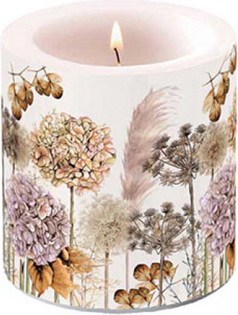Ambiente Kaars - 35 branduren - Dried Flowers Herfstkleuren
