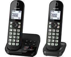 PANASONIC KX-TGC462 - DECT draadloze telefoon - 2 handsets - antwoordapparaat