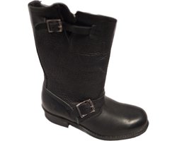 FRYE-LAARS-ENGINEER-LEER-SHEEPVOERING-BLACK-39