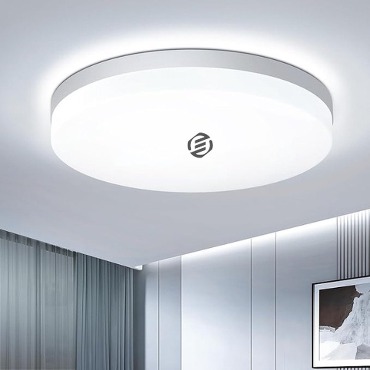 Equivera Badkamerlamp Plafond - Plafoniere Badkamer - Lamp voor in de Badkamer - PremiumEquivera -