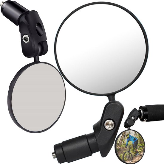 Verstelbare Handvat Fietsspiegel - 360 Graden Draaibaar