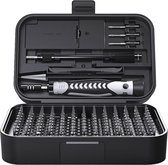 STACK Precisie Schroevendraaierset | 130 delig - CR-V Materiaal - Smartphone Reparatieset - Bitset - Magnetisch - Schroevendraaier voor Laptop / Macbook / Smartphone / iPhone / Camera / Horloge / Bril / Tablet / iPad