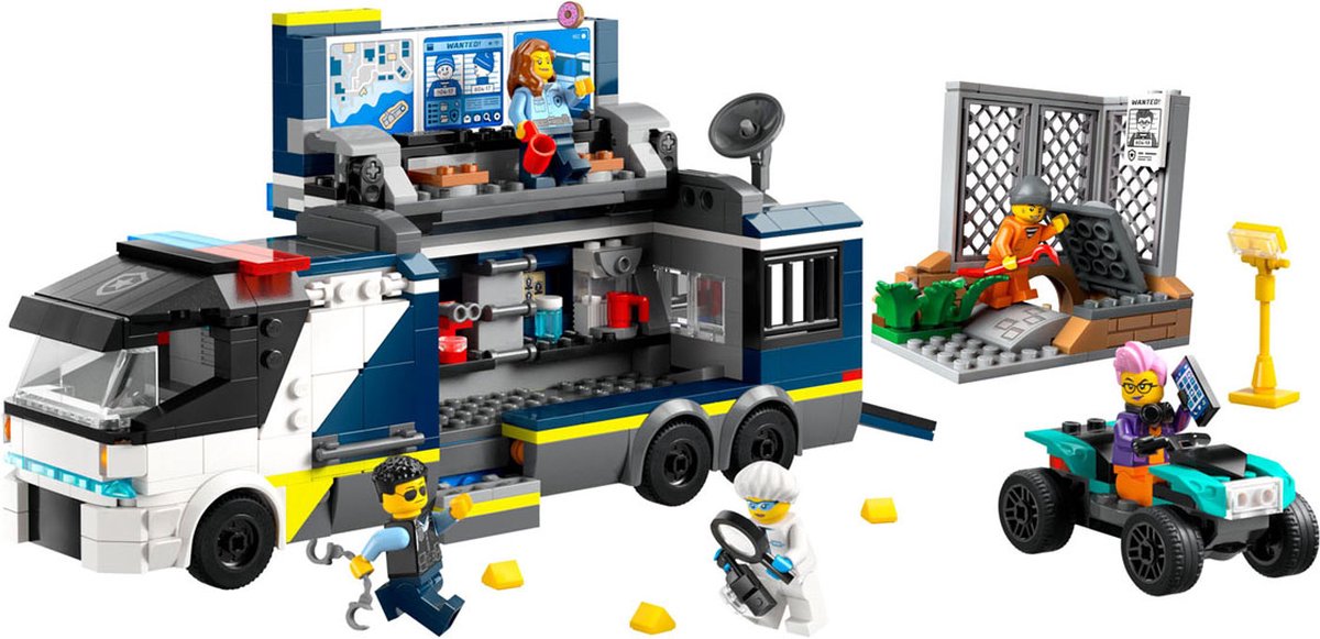 LEGO 60418 City Politielaboratorium in truck Politie Speelgoed voor Kinderen vanaf 7 jaar — afbeelding 15