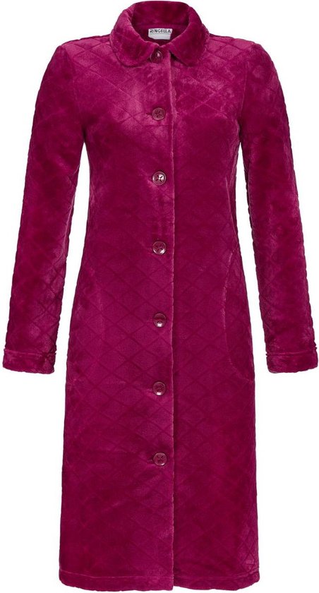 Zachte warme badjas rood - Rood - Maat - 46