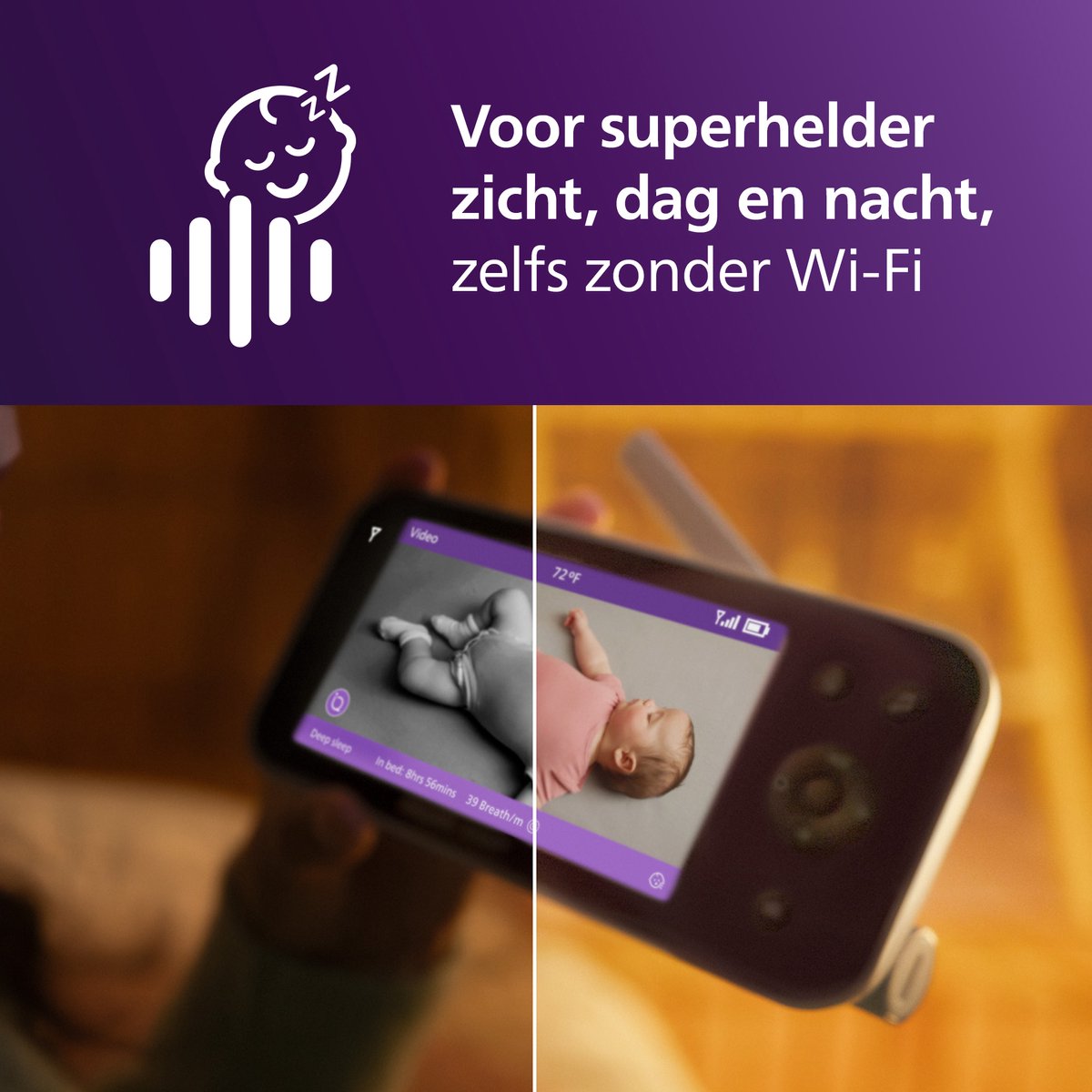 Philips Avent Premium Connected babyfoon met camera en app thumbnail 5