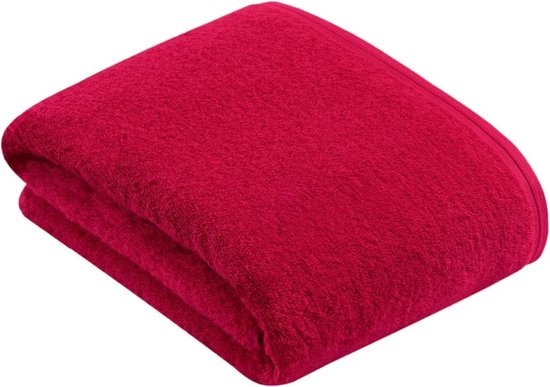 Vossen Vegan life washandje kersenrood
