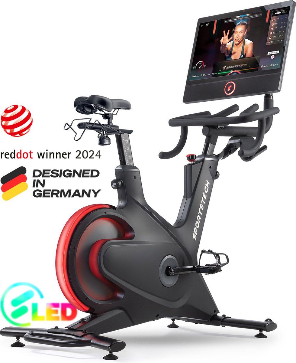 Sportstech sBike Speedbike Hometrainer met 21,5" Touchscreen - afbeelding 2