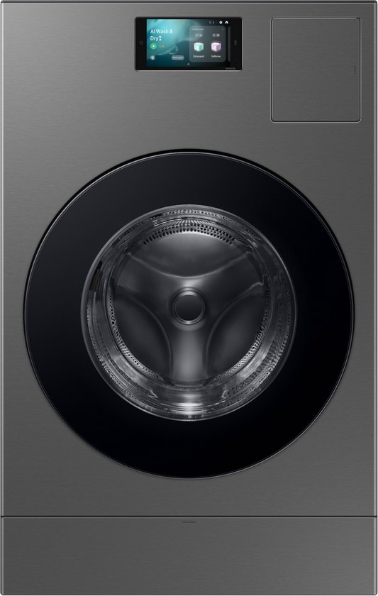 Samsung WD18DB8995BZ Was-droogcombinatie Vrijstaand Voorbelading Zilver A