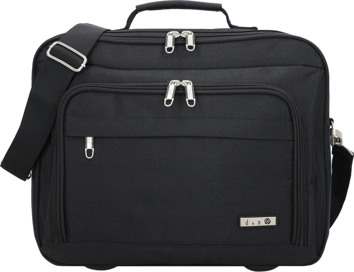 D&N Bags & More - Vliegtas 28 cm (schwarz)