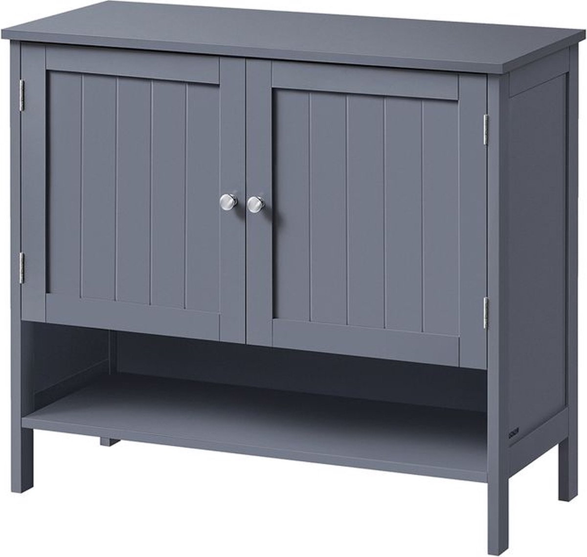 Kuwait Schoenenkast 3-laags - schoenenorganizer modern - schoenenrek vrijstaande kast met verstelbare plank - entree - grijs -35 x 80 x 70 cm,