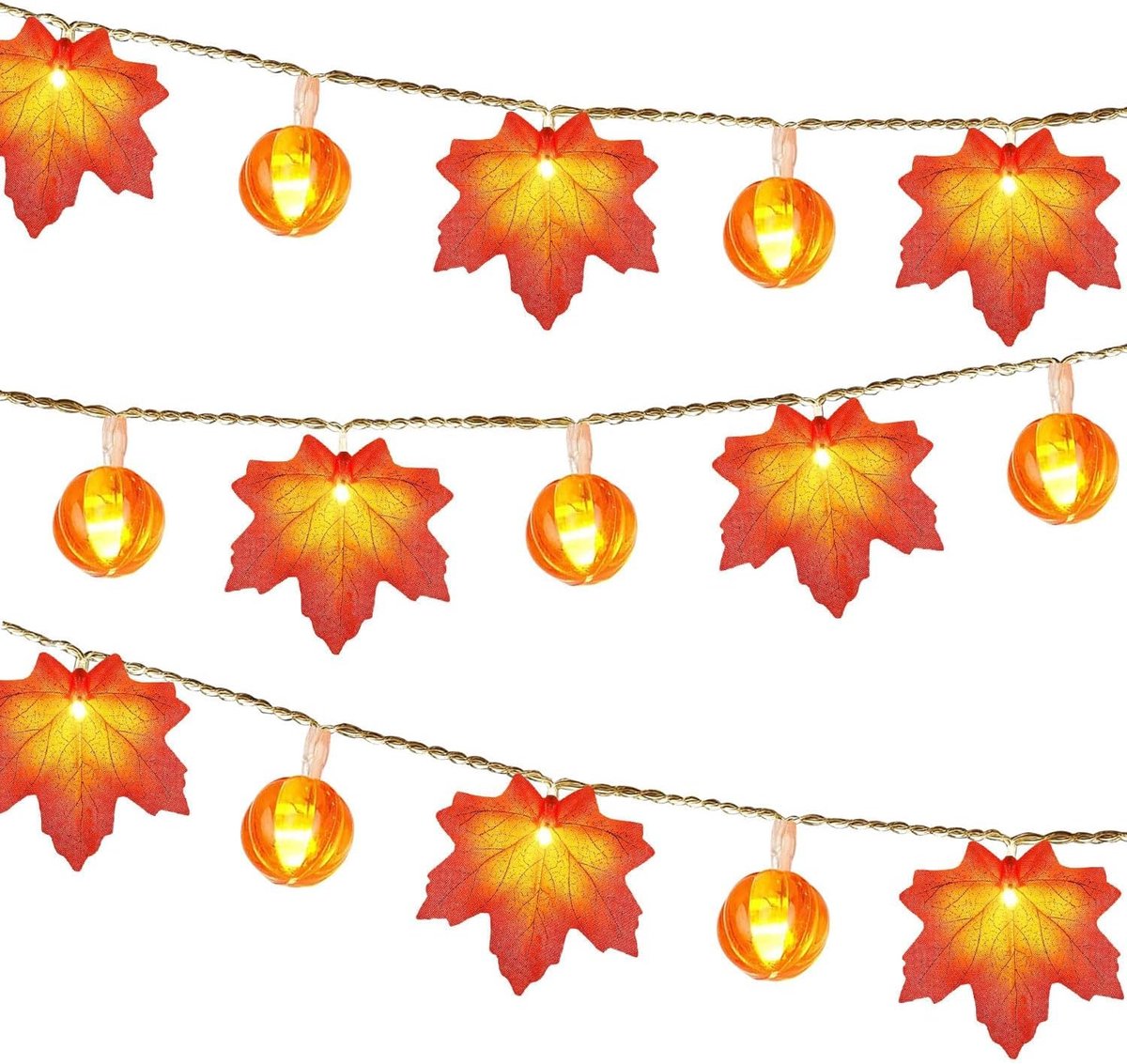 Equivera Halloween Lichtsnoer - Halloween - Halloween Versiering - Halloween Verlichting - Halloween Lampjes