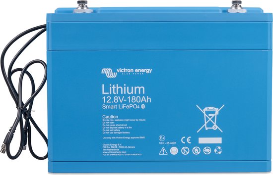Batterie au lithium Victron 12,8 V/180 Ah – Smart | BAT512118610