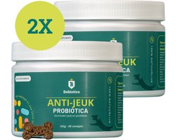 Anti Jeuk & Poten Likken | Probiotica Hond tegen jeuk | 100% Natuurlijk | Sterke Anti Jeuk Werking | Verlicht Jeuk & Pootlikken | FAVV goedgekeurd | Hondensnacks | Hondensupplementen | 120 Hondensnoepjes