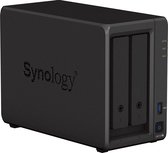 Synology DiskStation DS723+ - NAS - 2 bays - 0TB - AMD Ryzen - R1600 - Zwart