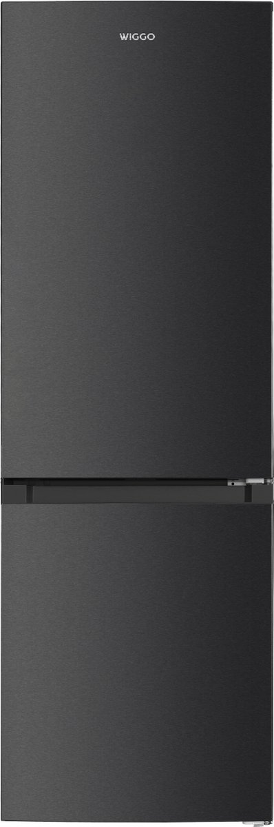 Wiggo WR-CD18C(DX)- Vrijstaand - Koel-vriescombinatie - 60 cm - 315 liter - 40 dB - Energieklasse C - 5 jaar garantie - Donker Roestvrijstaal