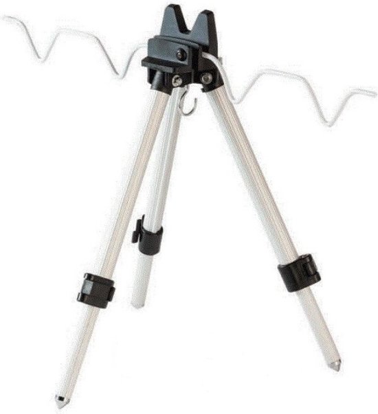 Foto: Fil tripod 210 driepoot hengelsteun verstelbaar aluminium voor maximaal 4 hengels 3 leg rodpod