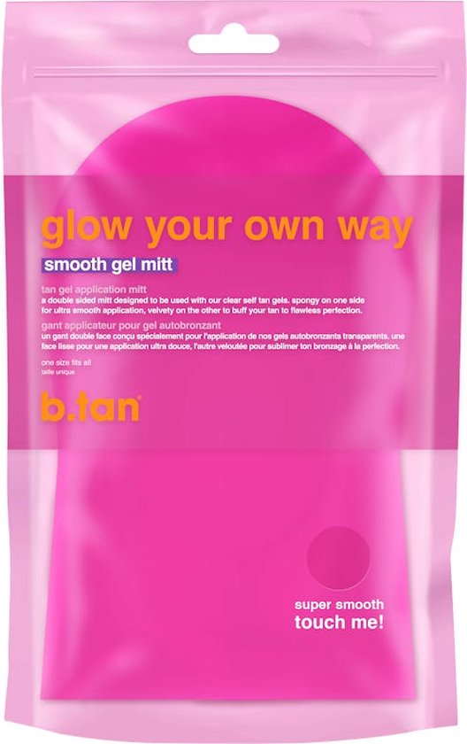 b.tan - Glow Your Own Way - Smooth gel mitt - applicatiehandschoen - 1 stuk