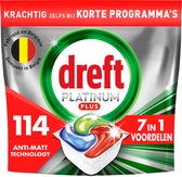 Bol.com Dreft Platinum Plus All In One Vaatwasmiddel - Anti-dofheidstechnologie - Voordeelverpakking 6 x 19 Vaatwastabletten aanbieding