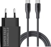 25w usb C Snellader 3 Meter - Power Adapter + usb C kabel - Usb C Lader - Oplader Telefoon, Tablet en Laptop